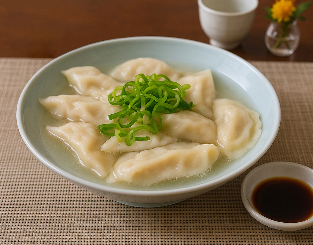 手づくりもちもち水餃子