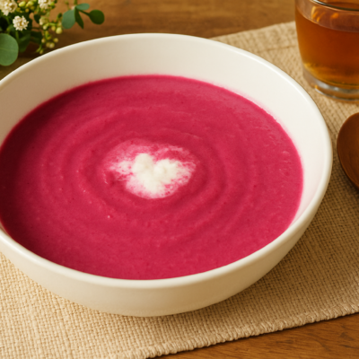 鮮やかビーツのポタージュ