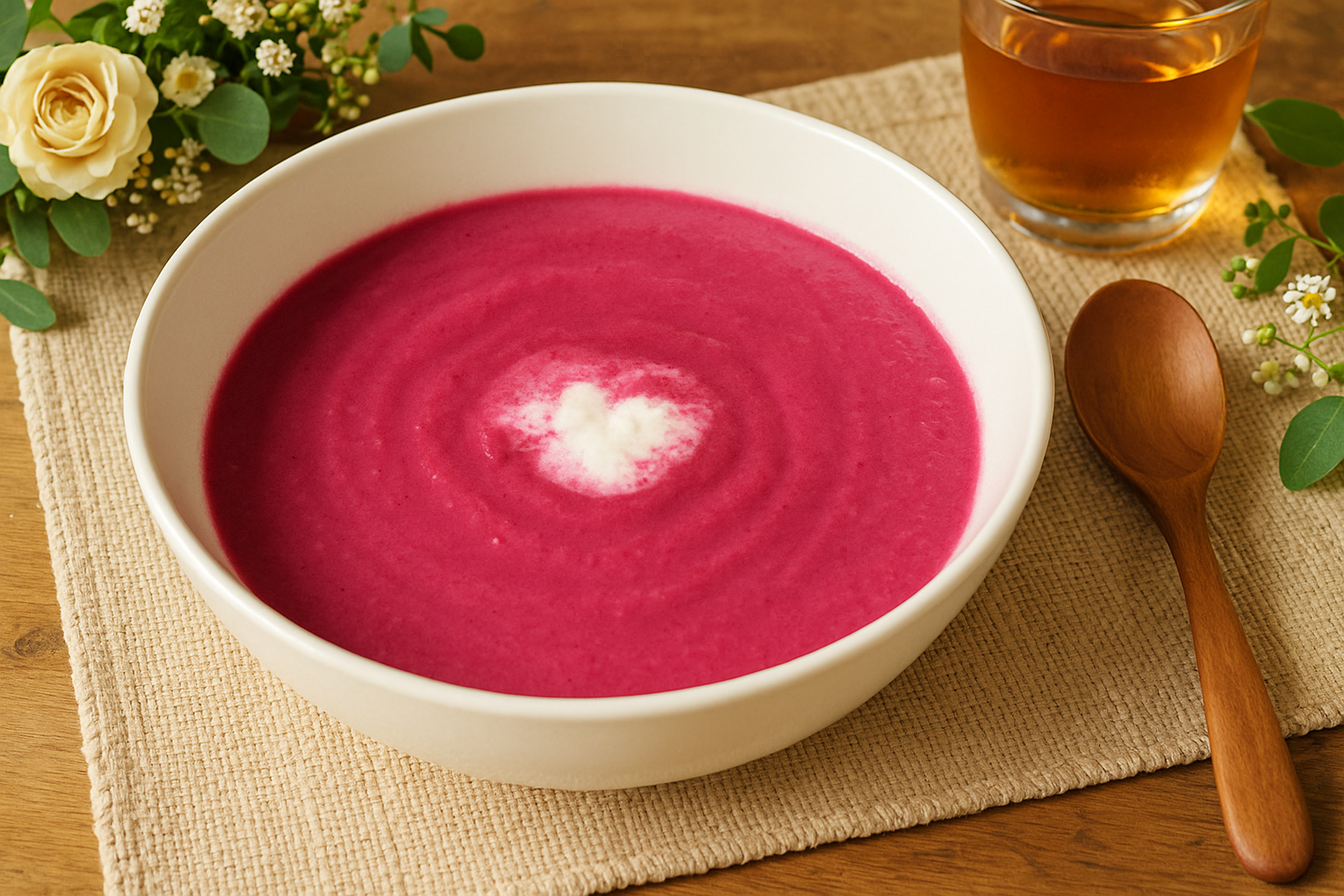 鮮やかビーツのポタージュ